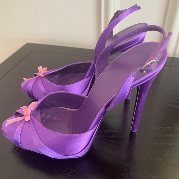 Nina Ricci Satin Stilettos - Picture 5 of 12